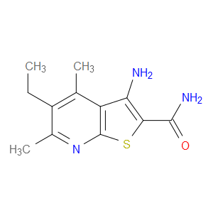 3-AMINO-5-ETHYL-4,6-DIMETHYLTHIENO[2,3-B]PYRIDINE-2-CARBOXAMIDE