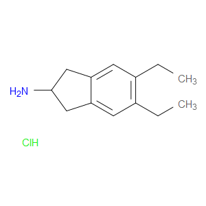 5,6-DIETHYL-2,3-DIHYDRO-1H-INDEN-2-AMINE HYDROCHLORIDE