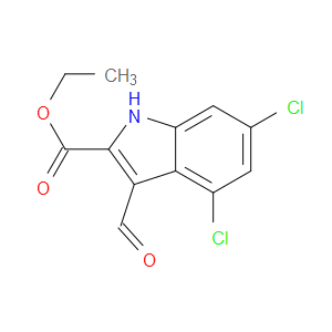 ETHYL 4,6-DICHLORO-3-FORMYL-1H-INDOLE-2-CARBOXYLATE - Click Image to Close