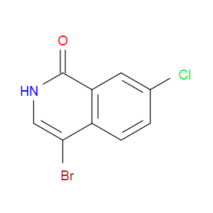 4-BROMO-7-CHLOROISOQUINOLIN-1(2H)-ONE