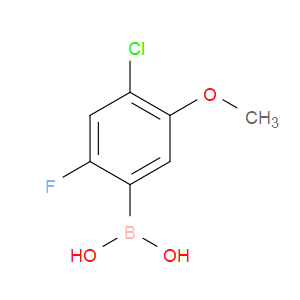 (4-CHLORO-2-FLUORO-5-METHOXYPHENYL)BORONIC ACID