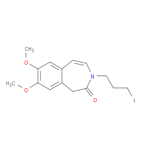 7,8-DIMETHOXY-3-(3-IODOPROPYL)-1,3-DIHYDRO-2H-3-BENZAZEPIN-2-ONE
