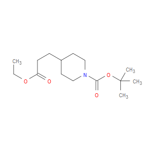 TERT-BUTYL 4-(3-ETHOXY-3-OXOPROPYL)PIPERIDINE-1-CARBOXYLATE - Click Image to Close