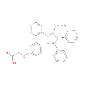 2-((2'-(5-ETHYL-3,4-DIPHENYL-1H-PYRAZOL-1-YL)-[1,1'-BIPHENYL]-3-YL)OXY)ACETIC ACID - Click Image to Close