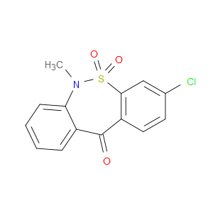 3-CHLORO-6,11-DIHYDRO-6-METHYL-5,5,11-TRIOXODIBENZO[C,F][1,2]THIAZEPINE