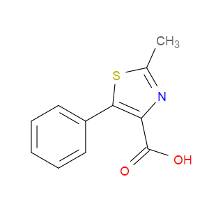 2-METHYL-5-PHENYLTHIAZOLE-4-CARBOXYLIC ACID - Click Image to Close