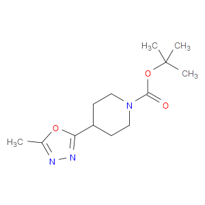 1-BOC-4-(5-METHYL-1,3,4-OXADIAZOL-2-YL)PIPERIDINE