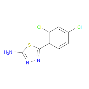 5-(2,4-DICHLOROPHENYL)-1,3,4-THIADIAZOL-2-AMINE - Click Image to Close