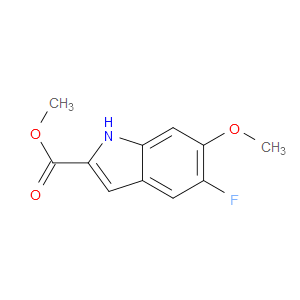 METHYL 5-FLUORO-6-METHOXY-1H-INDOLE-2-CARBOXYLATE
