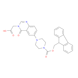 6-(N-FMOC-PIPERAZIN-1-YL)-4(3H)-QUINAZOLINONE-3-ACETIC ACID - Click Image to Close