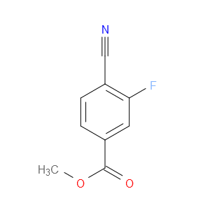 METHYL 4-CYANO-3-FLUOROBENZOATE - Click Image to Close