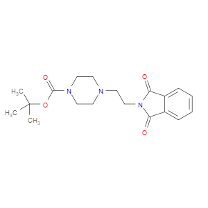 4-[2-(1,3-DIHYDRO-1,3DIOXO-2H-ISOINDOL-YL)ETHYL]-1-PIPERAZINECARBOXYLIC ACID, 1,1-DIMETHYLETHYL ESTER - Click Image to Close