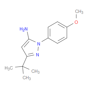 3-(TERT-BUTYL)-1-(4-METHOXYPHENYL)-1H-PYRAZOL-5-AMINE