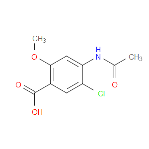 4-ACETAMIDO-5-CHLORO-2-METHOXYBENZOIC ACID - Click Image to Close