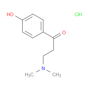 3-(DIMETHYLAMINO)-1-(4-HYDROXYPHENYL)PROPAN-1-ONE HYDROCHLORIDE - Click Image to Close