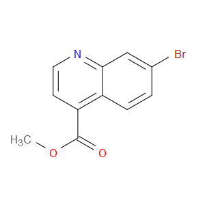 METHYL 7-BROMOQUINOLINE-4-CARBOXYLATE