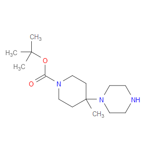 TERT-BUTYL 4-METHYL-4-(PIPERAZIN-1-YL)PIPERIDINE-1-CARBOXYLATE