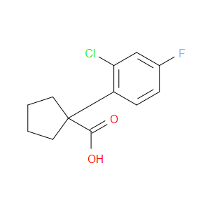 1-(2-CHLORO-4-FLUOROPHENYL)CYCLOPENTANECARBOXYLIC ACID - Click Image to Close
