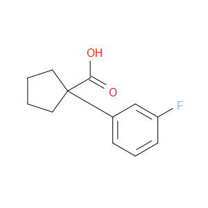 1-(3-FLUOROPHENYL)CYCLOPENTANECARBOXYLIC ACID - Click Image to Close