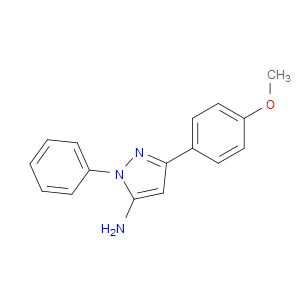 3-(4-METHOXYPHENYL)-1-PHENYL-1H-PYRAZOL-5-AMINE