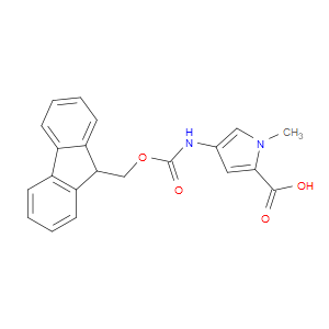 4-(9H-FLUOREN-9-YLMETHOXYCARBONYLAMINO)-1-METHYL-1H-PYRROLE-2-CARBOXYLIC ACID - Click Image to Close
