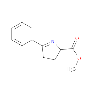 METHYL 5-PHENYL-3,4-DIHYDRO-2H-PYRROLE-2-CARBOXYLATE