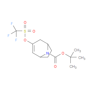 (1R,5S)-TERT-BUTYL 3-(TRIFLUOROMETHYLSULFONYLOXY)-8-AZABICYCLO[3.2.1]OCT-2-ENE-8-CARBOXYLATE
