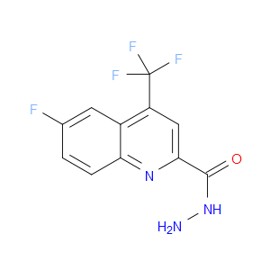 6-FLUORO-4-(TRIFLUOROMETHYL)QUINOLINE-2-CARBOHYDRAZIDE - Click Image to Close