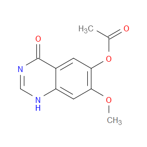 3,4-DIHYDRO-7-METHOXY-4-OXOQUINAZOLIN-6-YL ACETATE - Click Image to Close