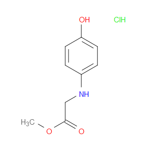 METHYL 2-((4-HYDROXYPHENYL)AMINO)ACETATE HYDROCHLORIDE - Click Image to Close