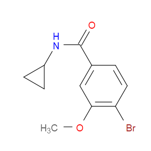 4-BROMO-N-CYCLOPROPYL-3-METHOXYBENZAMIDE