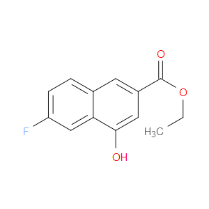 ETHYL 6-FLUORO-4-HYDROXY-2-NAPHTHOATE