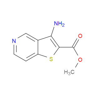 METHYL 3-AMINOTHIENO[3,2-C]PYRIDINE-2-CARBOXYLATE - Click Image to Close