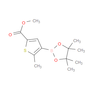 METHYL 5-METHYL-4-(4,4,5,5-TETRAMETHYL-1,3,2-DIOXABOROLAN-2-YL)THIOPHENE-2-CARBOXYLATE