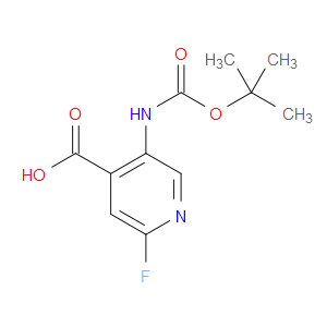 5-((TERT-BUTOXYCARBONYL)AMINO)-2-FLUOROISONICOTINIC ACID