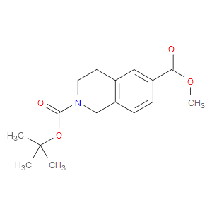 2-TERT-BUTYL 6-METHYL 3,4-DIHYDROISOQUINOLINE-2,6(1H)-DICARBOXYLATE - Click Image to Close