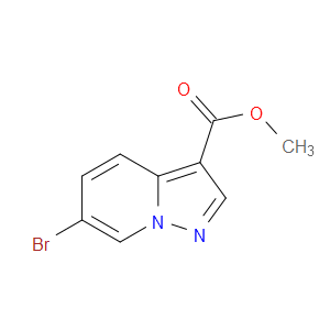METHYL 6-BROMOPYRAZOLO[1,5-A]PYRIDINE-3-CARBOXYLATE - Click Image to Close