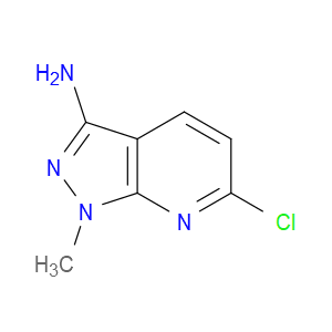 6-CHLORO-1-METHYL-1H-PYRAZOLO[3,4-B]PYRIDIN-3-AMINE