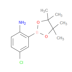 4-CHLORO-2-(4,4,5,5-TETRAMETHYL-1,3,2-DIOXABOROLAN-2-YL)ANILINE