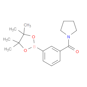 PYRROLIDIN-1-YL(3-(4,4,5,5-TETRAMETHYL-1,3,2-DIOXABOROLAN-2-YL)PHENYL)METHANONE