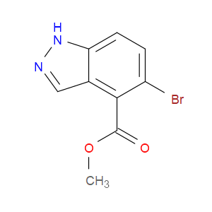 METHYL 5-BROMO-1H-INDAZOLE-4-CARBOXYLATE - Click Image to Close