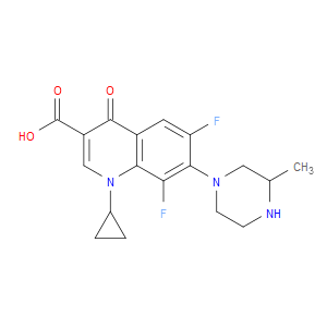 1-CYCLOPROPYL-6,8-DIFLUORO-7-(3-METHYLPIPERAZIN-1-YL)-4-OXO-1,4-DIHYDROQUINOLINE-3-CARBOXYLIC ACID - Click Image to Close