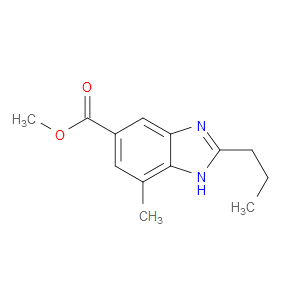 METHYL 7-METHYL-2-PROPYL-1H-BENZO[D]IMIDAZOLE-5-CARBOXYLATE - Click Image to Close