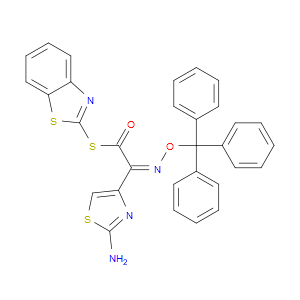 (Z)-S-BENZO[D]THIAZOL-2-YL 2-(2-AMINOTHIAZOL-4-YL)-2-((TRITYLOXY)IMINO)ETHANETHIOATE - Click Image to Close
