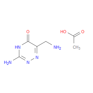 3-AMINO-6-(AMINOMETHYL)-1,2,4-TRIAZIN-5(4H)-ONE ACETATE