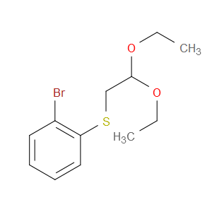 (2-BROMOPHENYL)(2,2-DIETHOXYETHYL)SULFANE