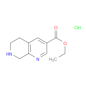 ETHYL 5,6,7,8-TETRAHYDRO-1,7-NAPHTHYRIDINE-3-CARBOXYLATE HYDROCHLORIDE - Click Image to Close