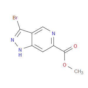 METHYL 3-BROMO-1H-PYRAZOLO[4,3-C]PYRIDINE-6-CARBOXYLATE - Click Image to Close