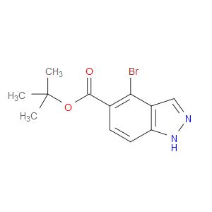 TERT-BUTYL 4-BROMO-1H-INDAZOLE-5-CARBOXYLATE