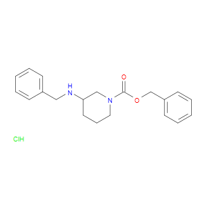 BENZYL 3-(BENZYLAMINO)PIPERIDINE-1-CARBOXYLATE HYDROCHLORIDE